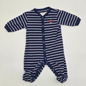 Vintage Gymboree 1998 "Autumn Brights" Striped PJs Size 3-6 Months Rainbow Tag